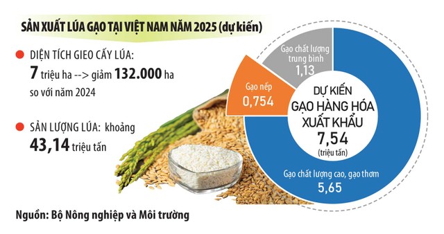 Xuất khẩu gạo chuyển hướng